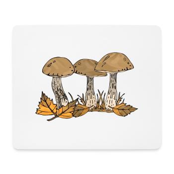 Mycètes - Tapis de souris (format paysage) - blanc - Devant