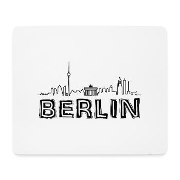 BERLIN 2023 Deutschland Hauptstadt - Mousepad (Querformat) - Weiß - Vorne