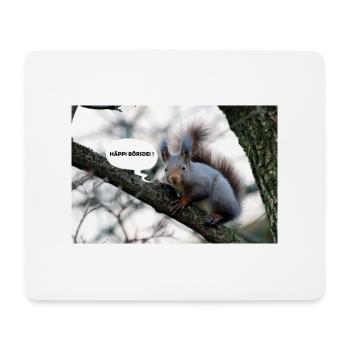 Eichhörnchen, Isibat - Mousepad (Querformat) - Weiß - Vorne