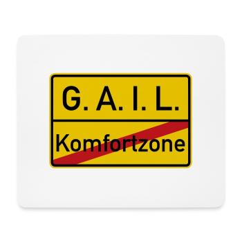 Komfortzone verlassen - Ganz Ankommen Im Leben - Mousepad (Querformat) - Weiß - Vorne