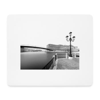 View of the "Ponte della Costituzione" - Mouse Pad (horizontal) - white - Front