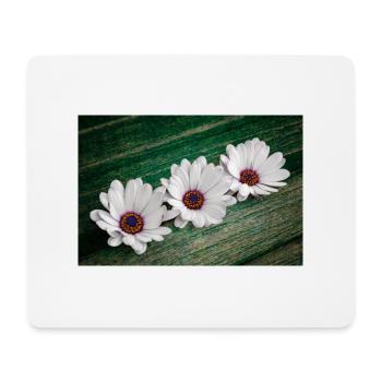 African Gooseflower - Mouse Pad (horizontal) - white - Front