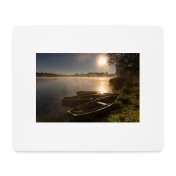Sonnenaufgang am Bad Bayersoier See - Mousepad (Querformat) - Weiß - Vorne