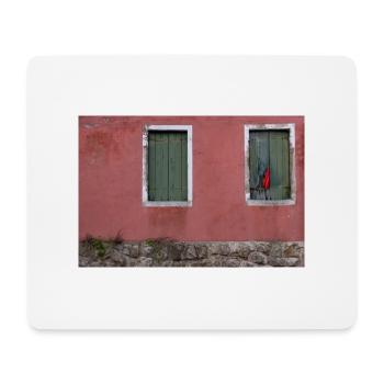 Colorful house front in Venice - Mouse Pad (horizontal) - white - Front