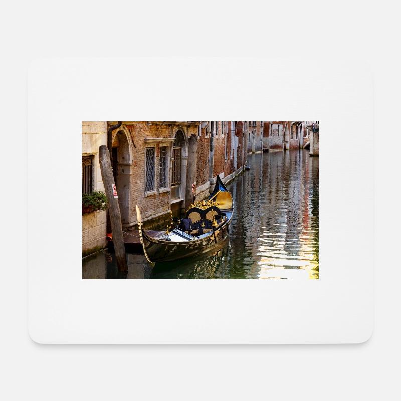 Gondola in Venice - Mouse Pad (horizontal) - white