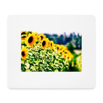 Sunflowers - Mouse Pad (horizontal) - white - Front