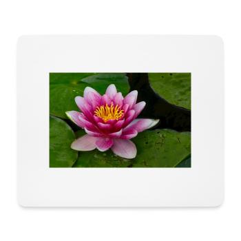 Water lily - Mouse Pad (horizontal) - white - Front
