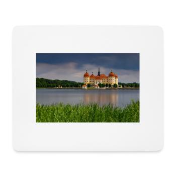 Château de Moritzburg - Tapis de souris (format paysage) - blanc - Devant