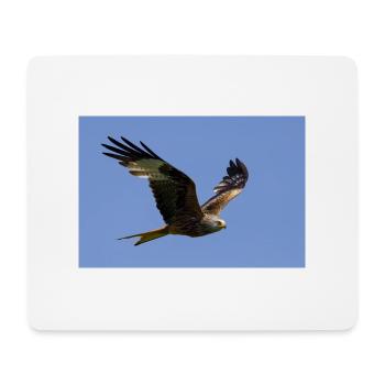 Rotmilan im Flug - Mousepad (Querformat) - Weiß - Vorne