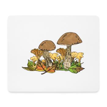 Fungi - Mouse Pad (horizontal) - white - Front