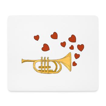 Musik - Mousepad (Querformat) - Weiß - Vorne