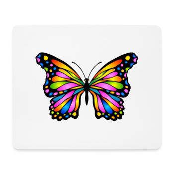 Schmetterling - Mousepad (Querformat) - Weiß - Vorne