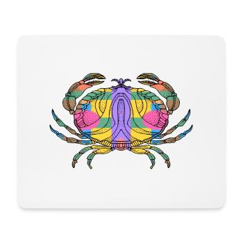 Krebs - Mousepad (Querformat) - Weiß - Vorne