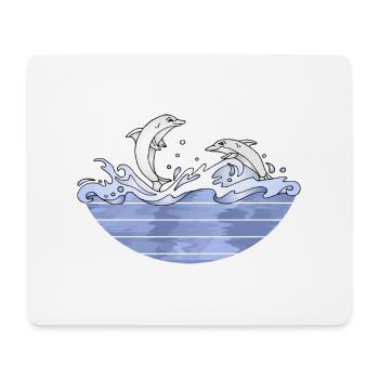 Delphine - Mousepad (Querformat) - Weiß - Vorne