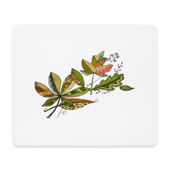 Liste - Mousepad (Querformat) - Weiß - Vorne