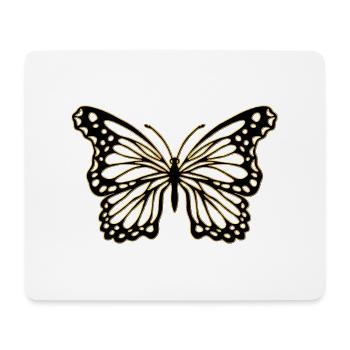 Schmetterling - Mousepad (Querformat) - Weiß - Vorne