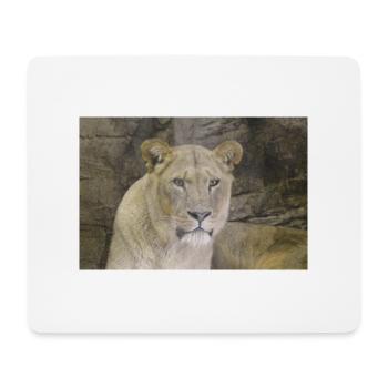 lioness CSC 0862 - Mouse Pad (horizontal) - white - Front