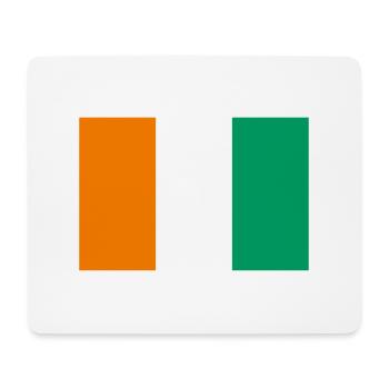 Ivory Coast / Flag of Côte d'Ivoire - Mouse Pad (horizontal) - white - Front