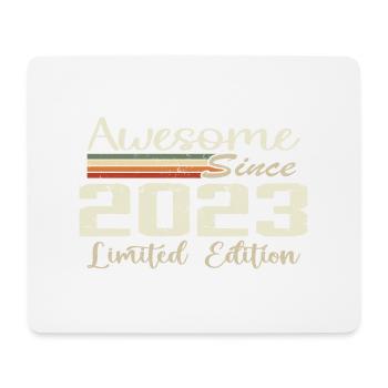 Geburtstag 1 Jahr Jahrgang 2023 Geschenk 2023 - Mousepad (Querformat) - Weiß - Vorne