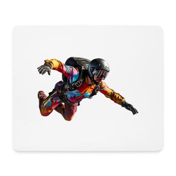 Fallschirmspringen ist ein Extremsport - Mousepad (Querformat) - Weiß - Vorne