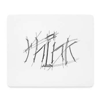 think - Mousepad (Querformat) - Weiß - Vorne