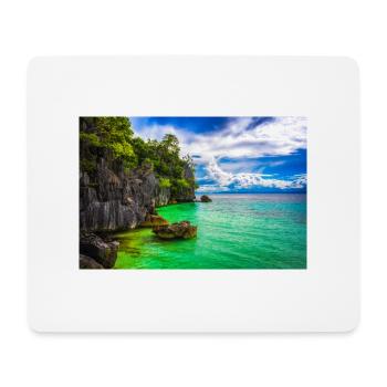 PARADIES KÜSTE - Mousepad (Querformat) - Weiß - Vorne