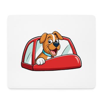 Fröhliche Boxer-Toasting-Kunst - Mousepad (Querformat) - Weiß - Vorne