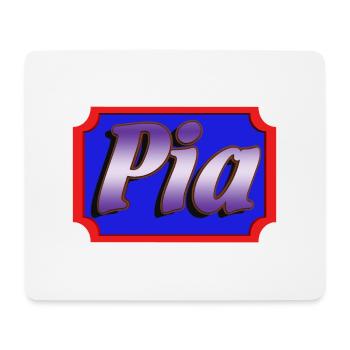 pia2 - Mouse Pad (horizontal) - white - Front