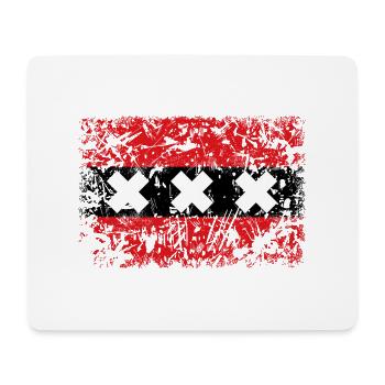 amsterdam - Mousepad (Querformat) - Weiß - Vorne