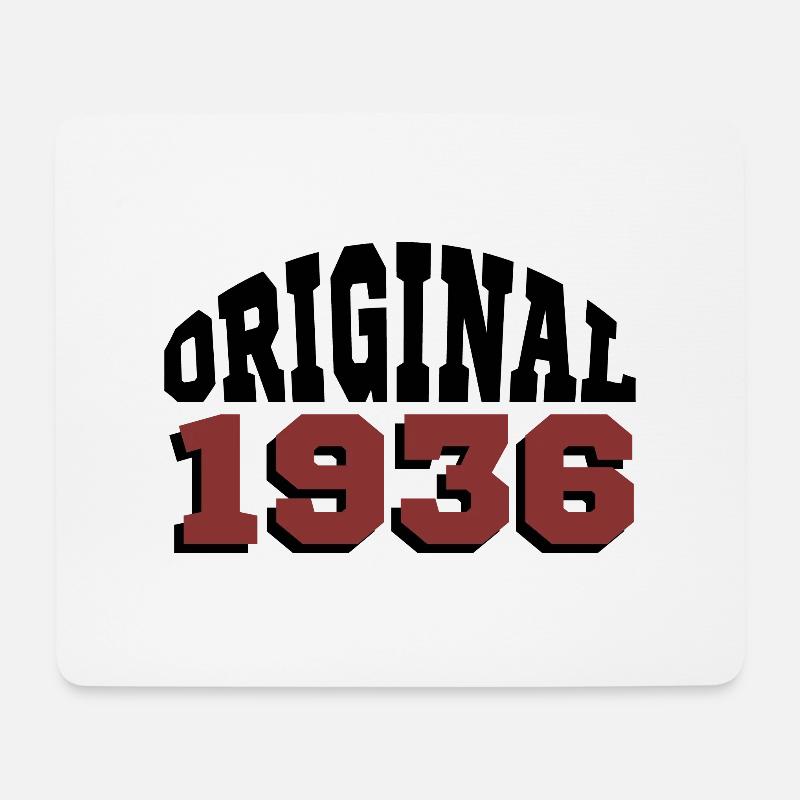 Original 1936 - Mousepad (Querformat) - Weiß