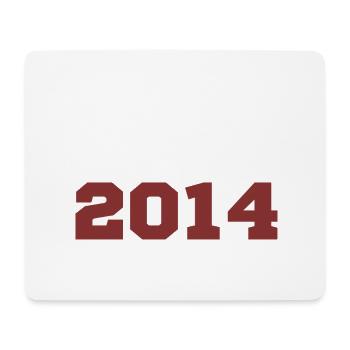 Original 2014 - Mousepad (Querformat) - Weiß - Vorne