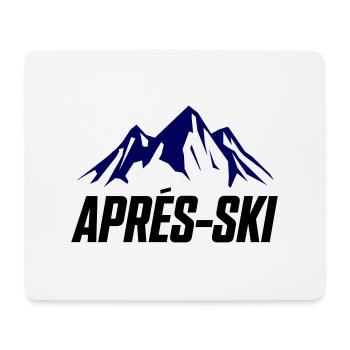 Après-ski mountains - Mouse Pad (horizontal) - white - Front