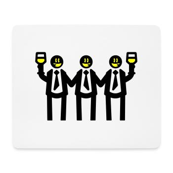 Bachelor Groom Team Bachelors - Mouse Pad (horizontal) - white - Front
