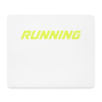 Running Team 1 - Mouse Pad (horizontal) - white - Front