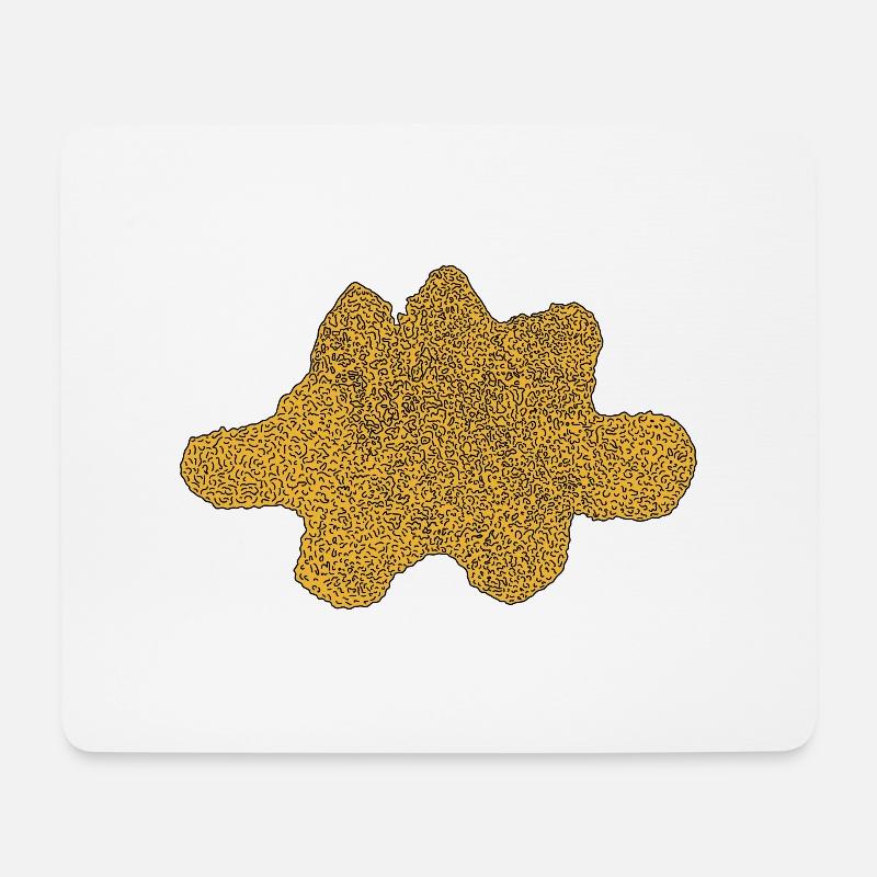 Stegosaurus Nugget - Mouse Pad (horizontal) - white