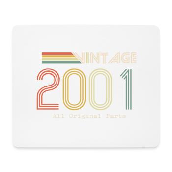 Épique et Légendaire né en 2001 : 23e anniversaire - Tapis de souris (format paysage) - blanc - Devant