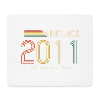 Episch & Legendär Geboren 2011: 13-jähriges Jubiläum - Mousepad (Querformat) - Weiß - Vorne