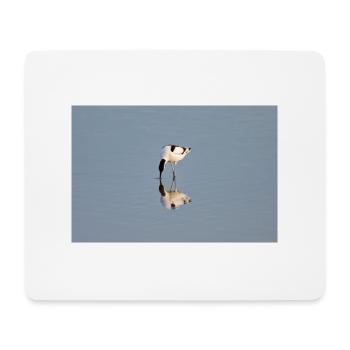 Avocet in the Water - Mouse Pad (horizontal) - white - Front