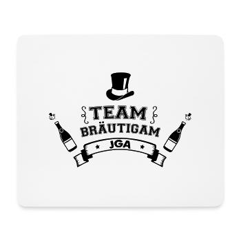 team bräutigam jga - Mousepad (Querformat) - Weiß - Vorne