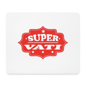 SUPER VATI - Mousepad (Querformat) - Weiß - Vorne
