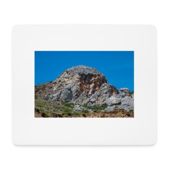 Formation rocheuse sur le littoral Therma Springs - Tapis de souris (format paysage) - blanc - Devant