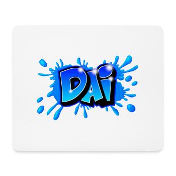 Graffiti name DAI "DAI" imprimable sur tout - Tapis de souris (format paysage) - blanc - Devant