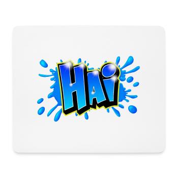 Graffiti name "HAI" Printable any medium! - Mouse Pad (horizontal) - white - Front