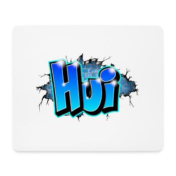 Graffiti HUI imprimable sur tout support - Tapis de souris (format paysage) - blanc - Devant
