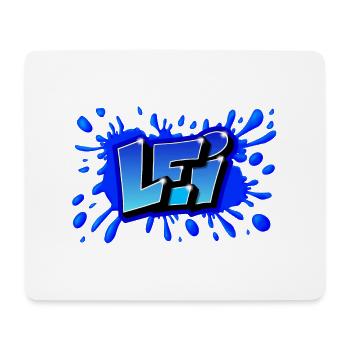 GRAFFITI VORNAME LEI DRUCKBAR - Mousepad (Querformat) - Weiß - Vorne