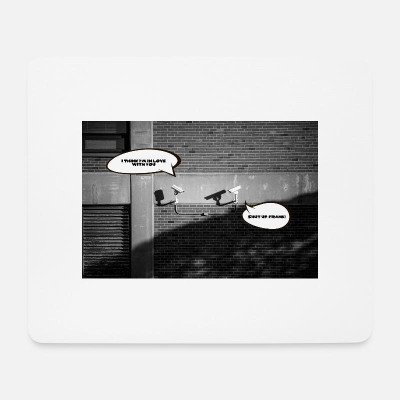 shutupfrank001 - Mousepad (Querformat) - Weiß