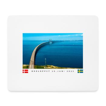 Rêve de tunnel dano-suédois et fête à Bro - Tapis de souris (format paysage) - blanc - Devant