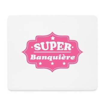SUPER Banker - Mouse Pad (horizontal) - white - Front