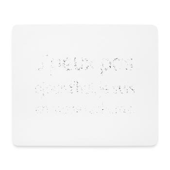 J'peux pas aujourd'hui, je suis en mode recharge - Tapis de souris (format paysage) - blanc - Devant