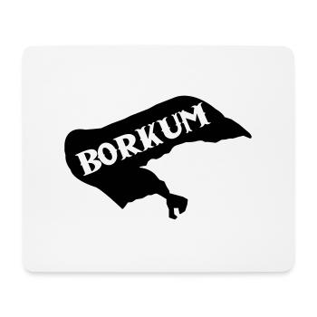 borkum insel - Mousepad (Querformat) - Weiß - Vorne